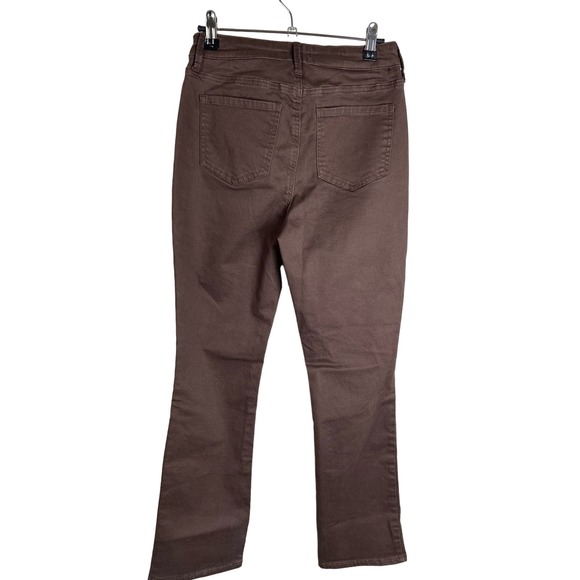 NYDJ High Rise Billie Mini Bootcut Jean - Coffee Bean SIZE TALL 0 - Picture 4 of 9